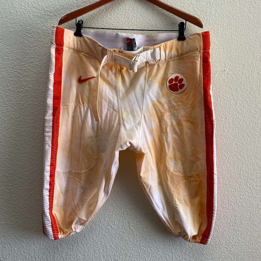 Vintage Clemson Tigers Football Nike Team Football Pants Custom Dyed 48 VTG